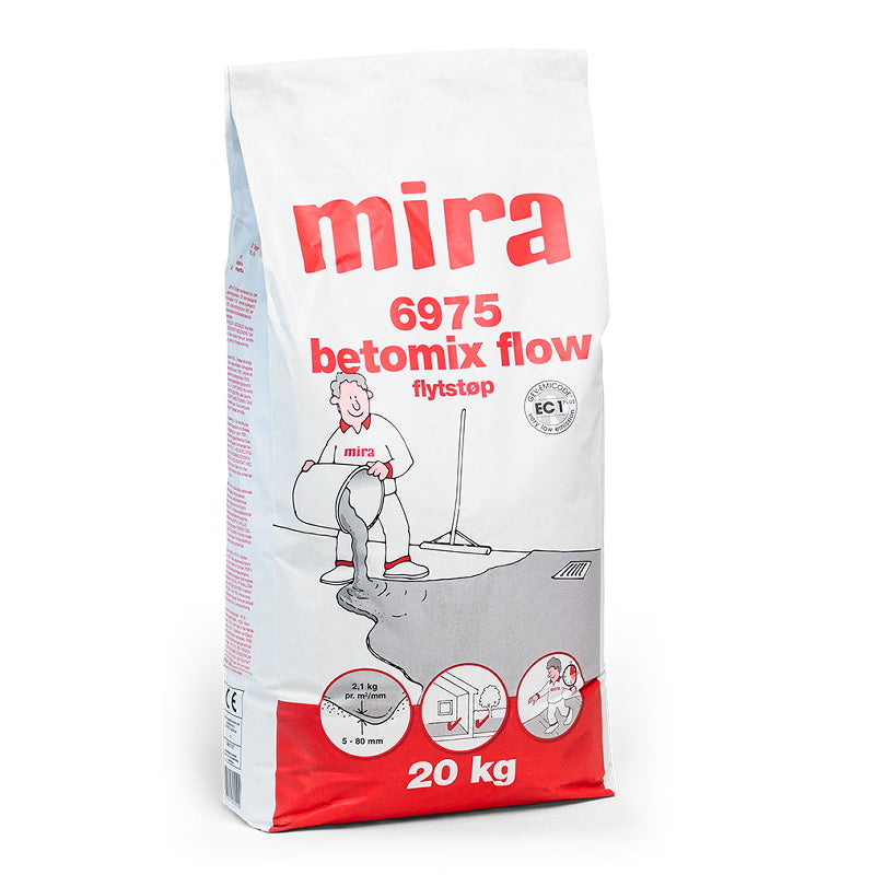 Mira 6975  betomix Flow helposti tasoittuva korjausmassa 20kg